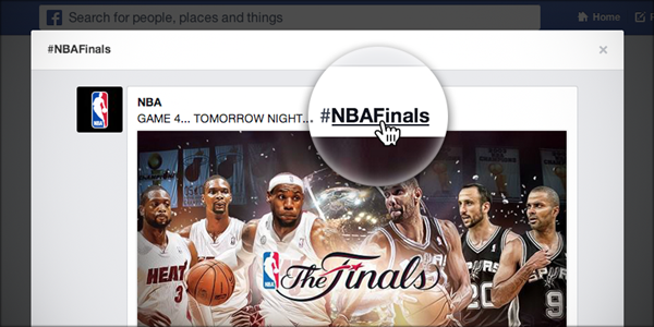 Preview Facebook Hashtags: #NBAFinals