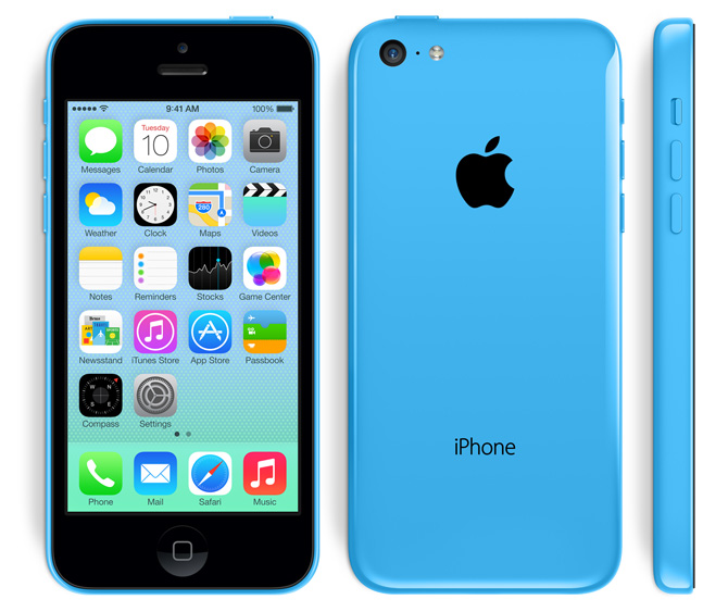 iPhone 5C in blue