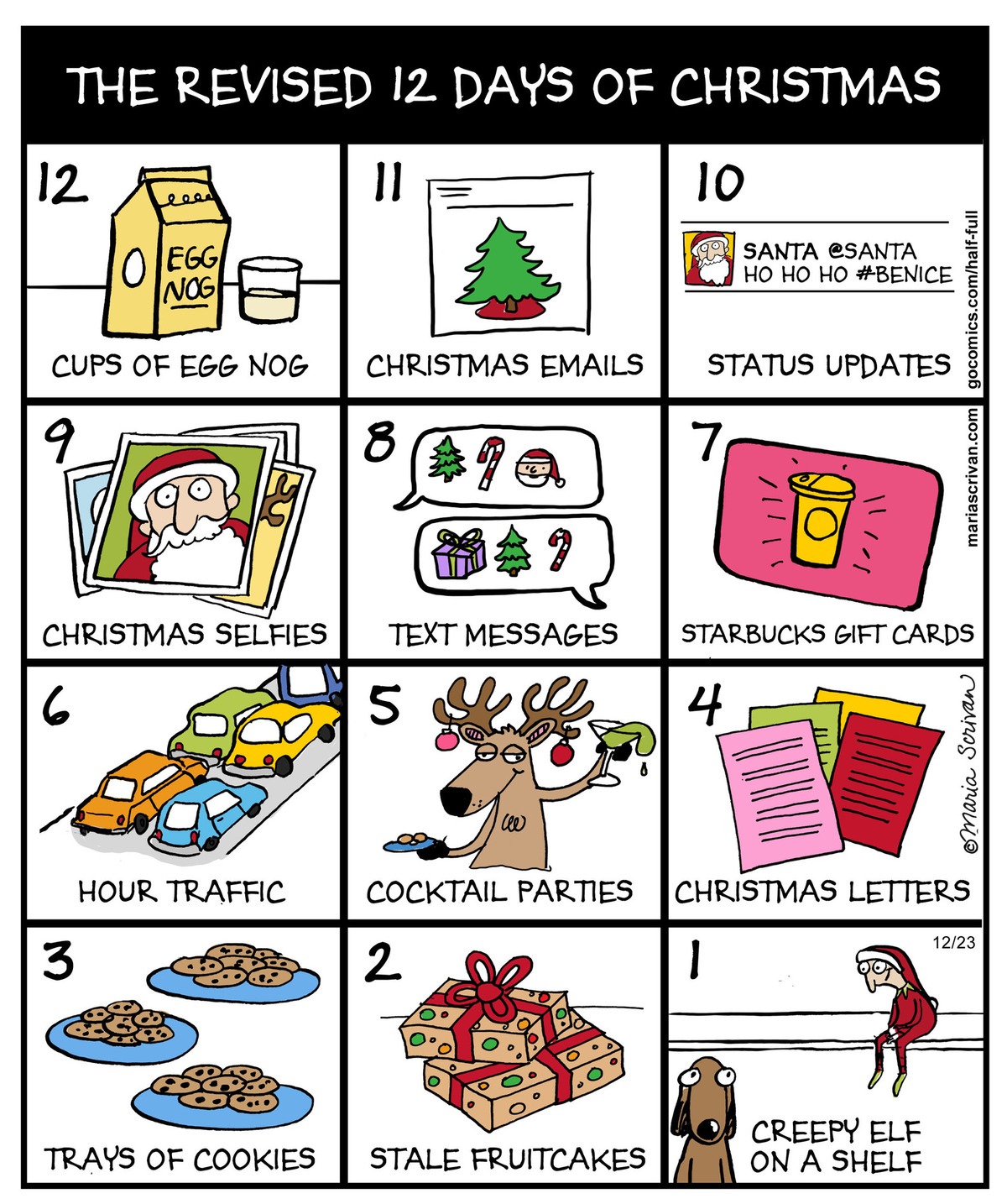 The 12 Days of Christmas Revised for the Modern Age