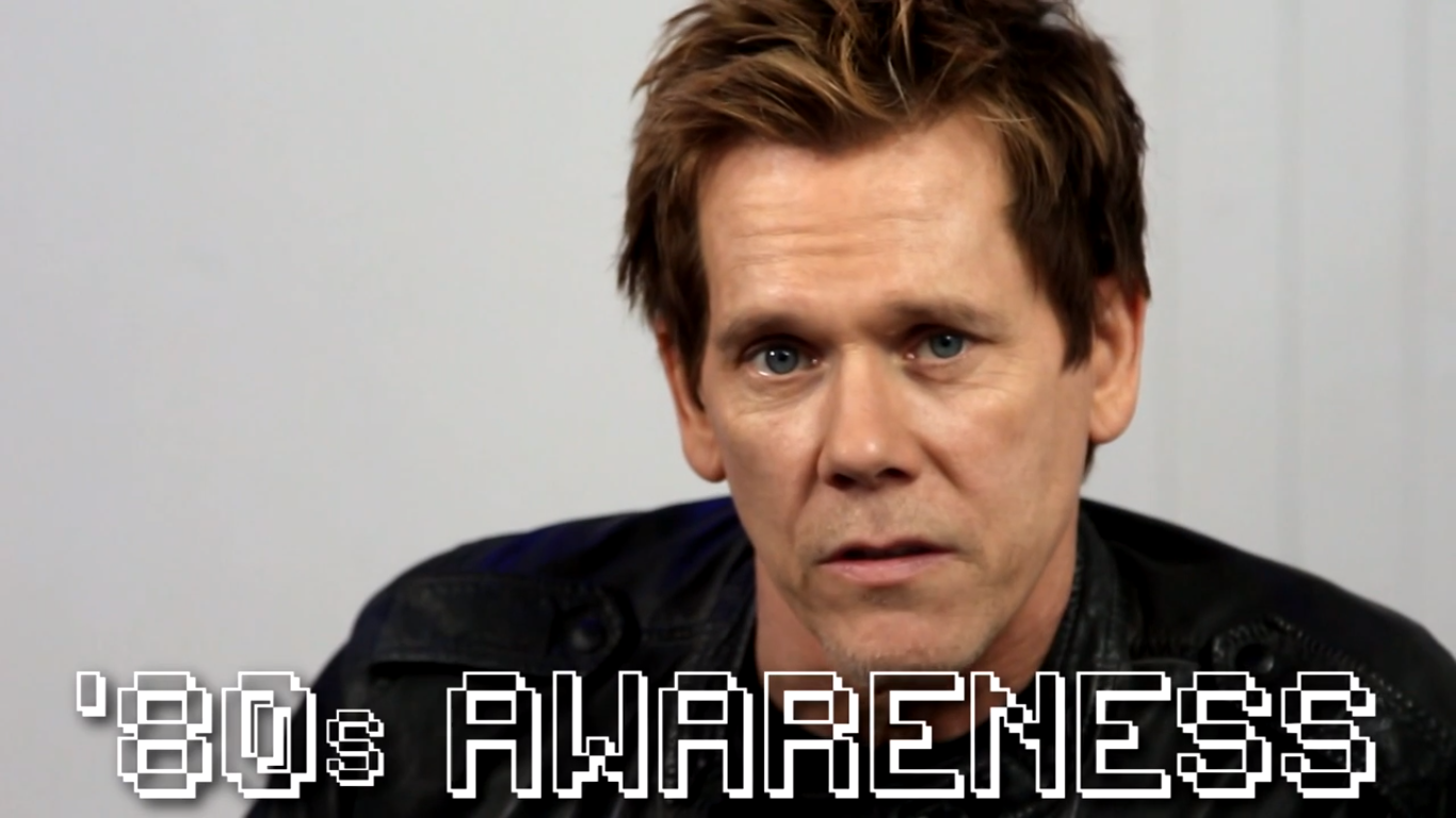 Kevin Bacon '80s awareness video for millennials