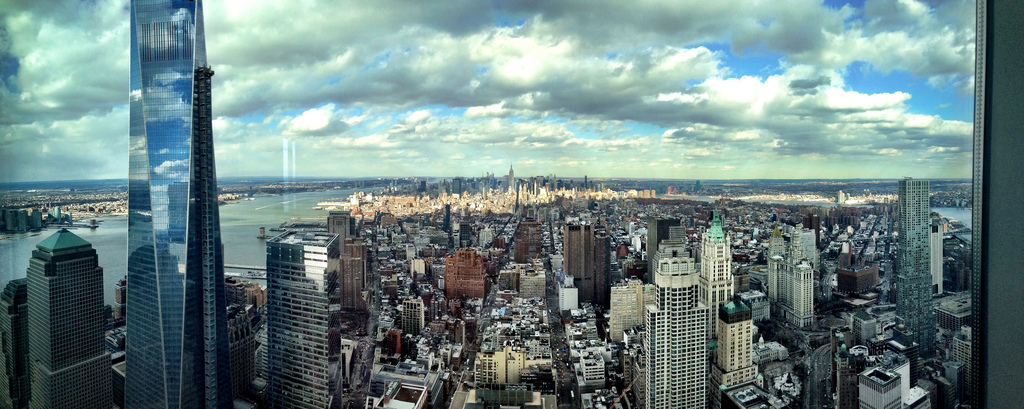 new york skyline with 1 world trade center