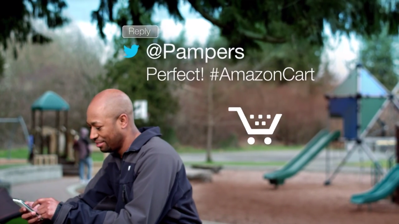 buying Pampers through AmazonCart