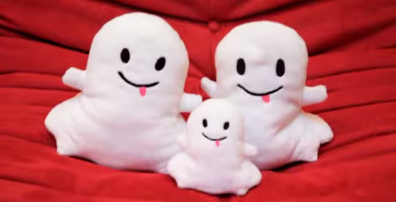 snapchat ghost pillows